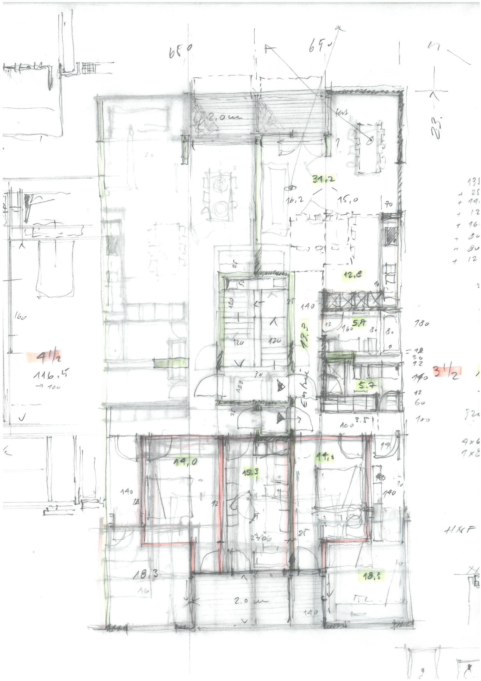 Grundriss Studie